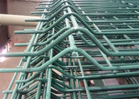 Pvc 4mm зеленый покрыл сваренную загородку ячеистой сети для парка/сада/безопасности спорт земной