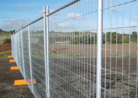 Гальванизированная стальная съемная загородка ячеистой сети, временный ограждать безопасности