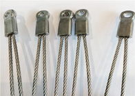 сетка веревочки провода нержавеющей стали 1770n высокая растяжимая мягкая 7x19