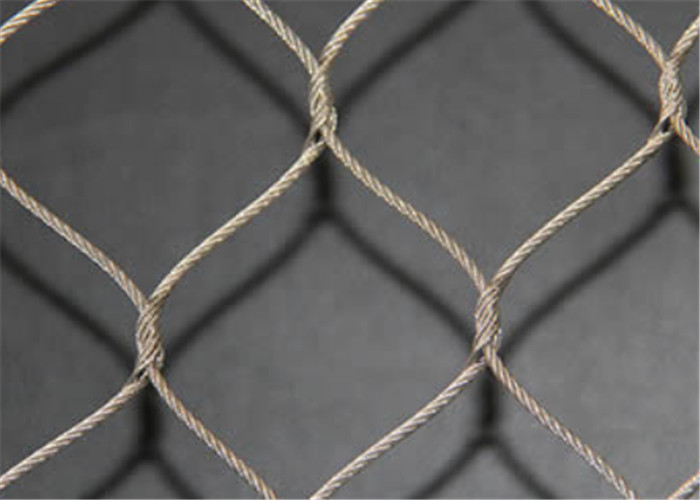 Высокая сетка веревочки провода СС прочности на растяжение, сеть веревочки нержавеющей стали безопасности