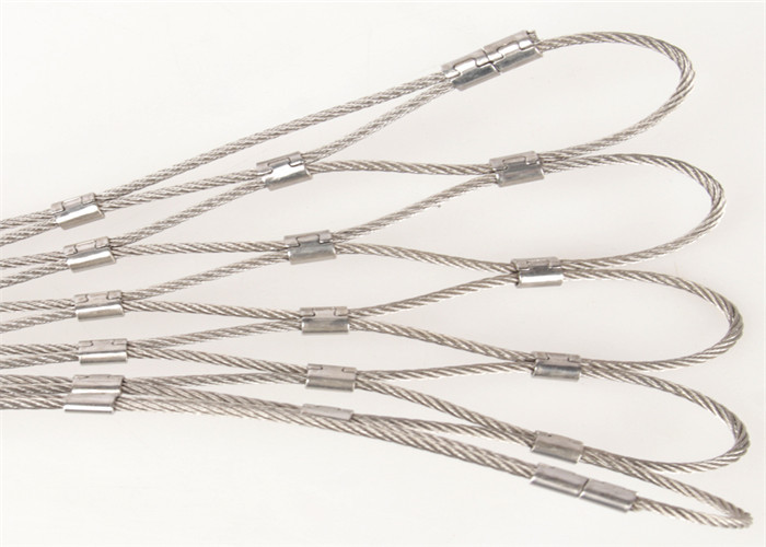 Безшовная сетка 2mm веревочки провода рукавов 20mx2m толщиной антиржавейное