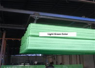 Зеленый цвет Ультрафиолетовые оцинкованные панели ограждения против ветра Противоморозные для угля