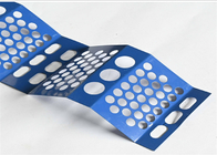Синий цвет Перфорированная металлическая сетка Печатные панели для противоветра Гальванизированные листы из нержавеющей стали