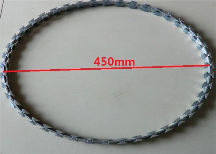 провод бритвы диаметра 450mm и гальванизированная колючей проволокой концертина
