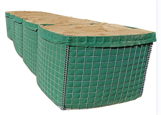 3x3 Военные Hesco Barriers Square Green Geo Текстильный мешок с песком